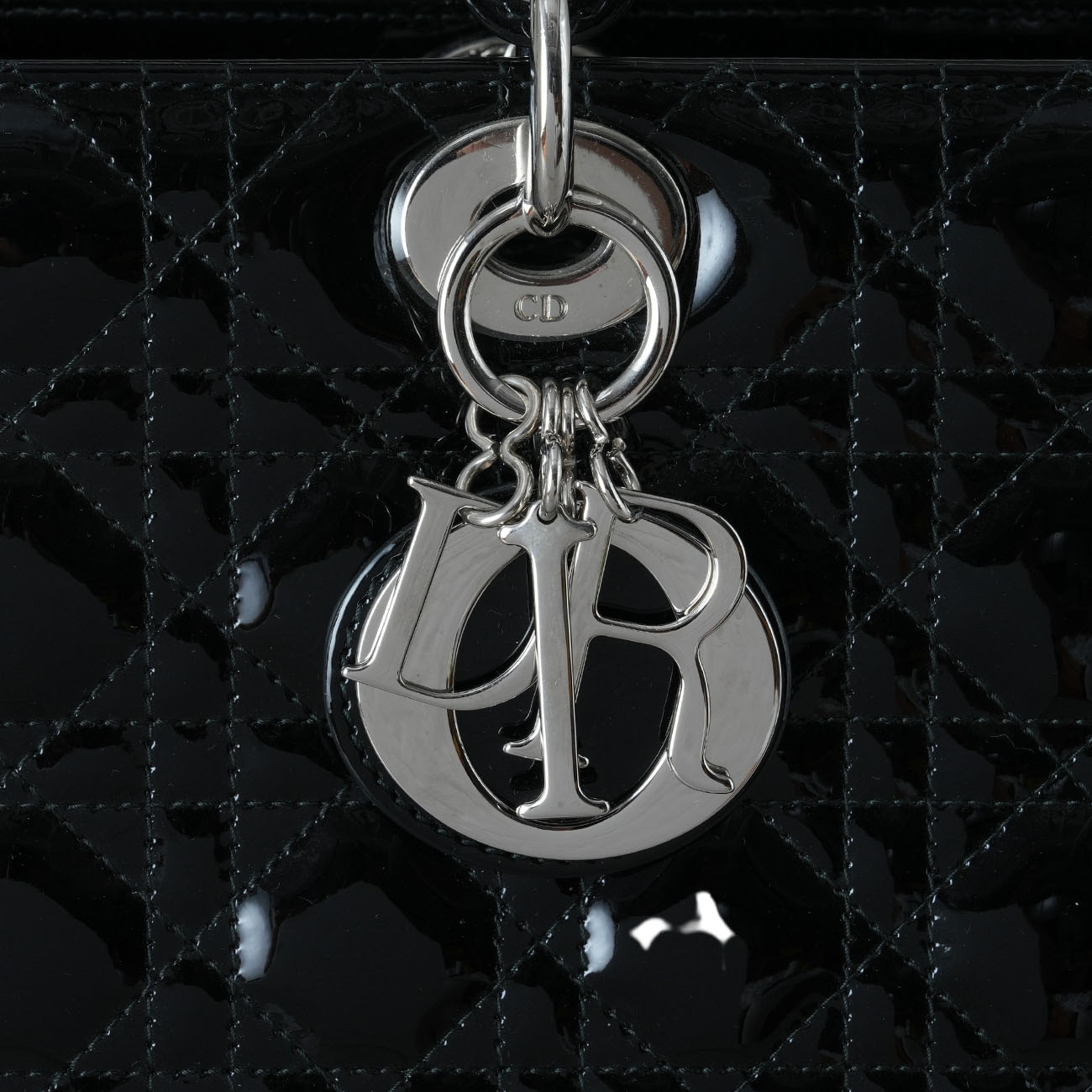 CHRISTIAN DIOR(USED)크리스찬디올 페이던트 레이디디올 라지 토트 겸 숄더백